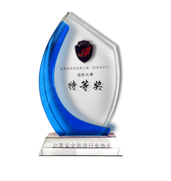 北京安防协会摄影比赛特等奖奖杯